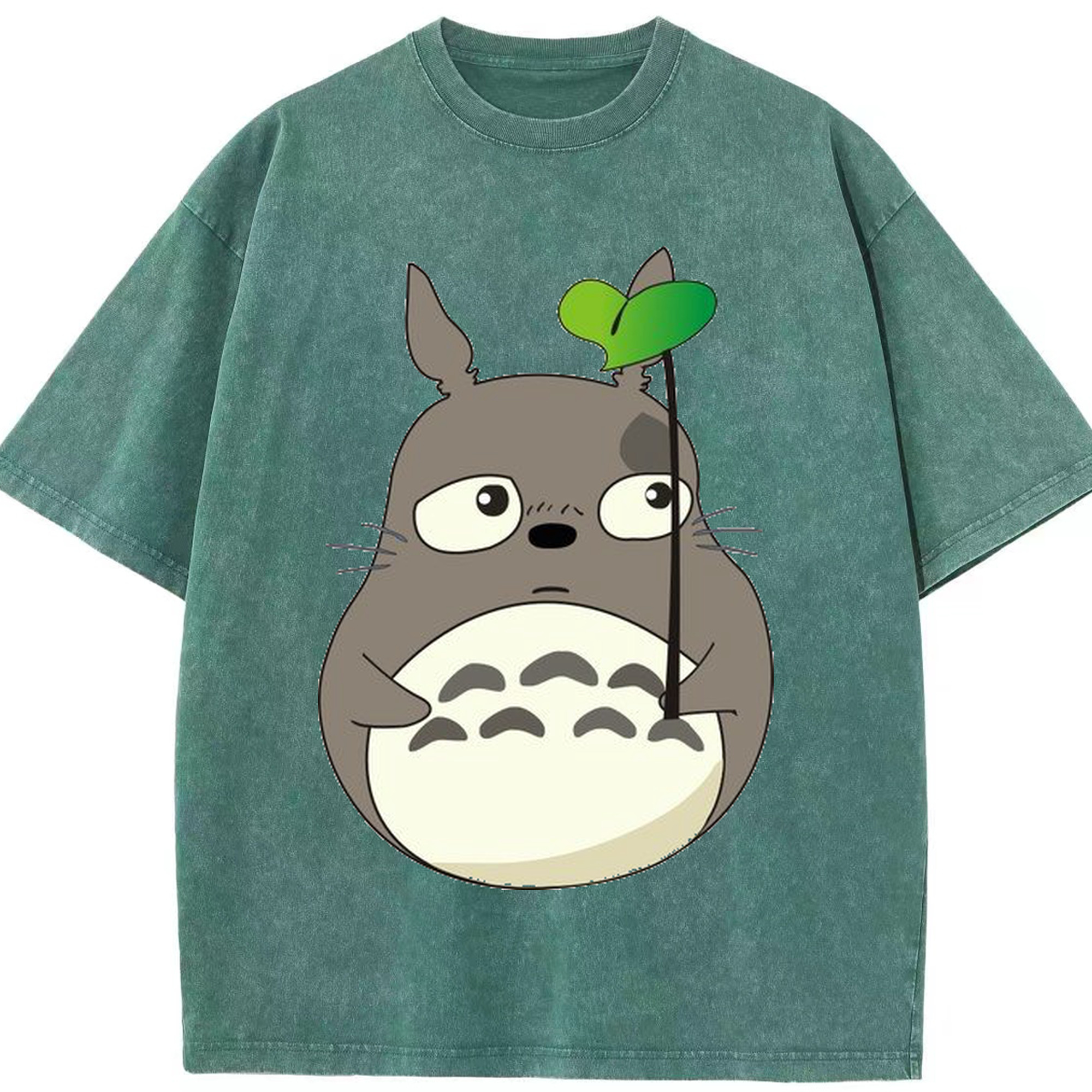 （画像用） となりのトトロ 草壁メイ 草壁サツキ My Neighbor Totoro Satsuki Kusakabe Mei Kusakabe 綿100% ヴィンテージ風 半袖Tシャツ（フロントプリント）